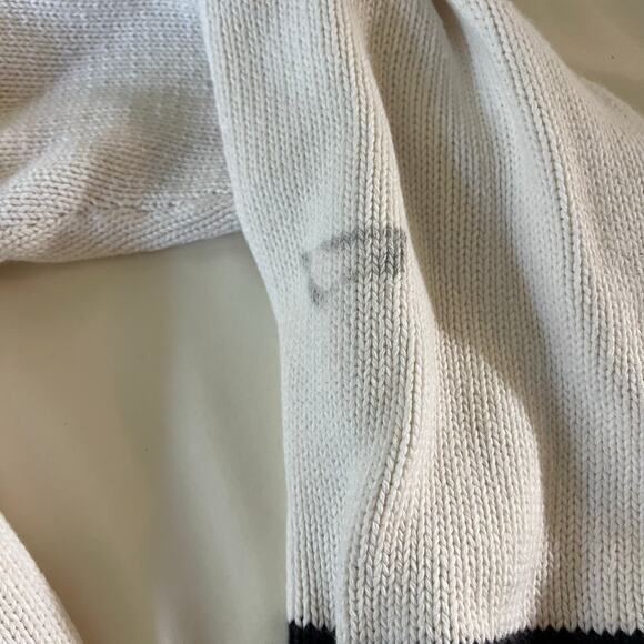 Vtg Y2K White Argyle Diamond Cardigan Wmns M Preppy Academia - Picture 5 of 11